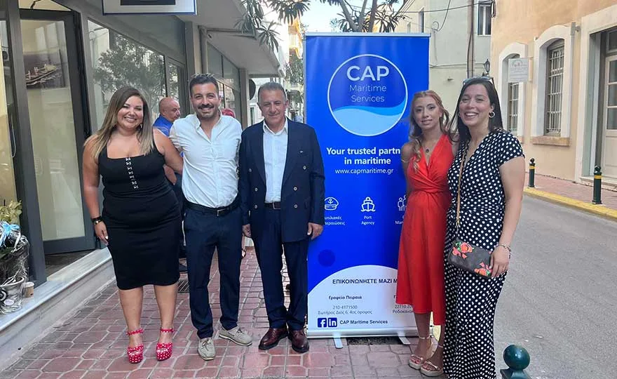 CAP Maritime Services: Εγκαίνια νέου γραφείου στη Χίο δίπλα στους Χιώτες ναυτικούς