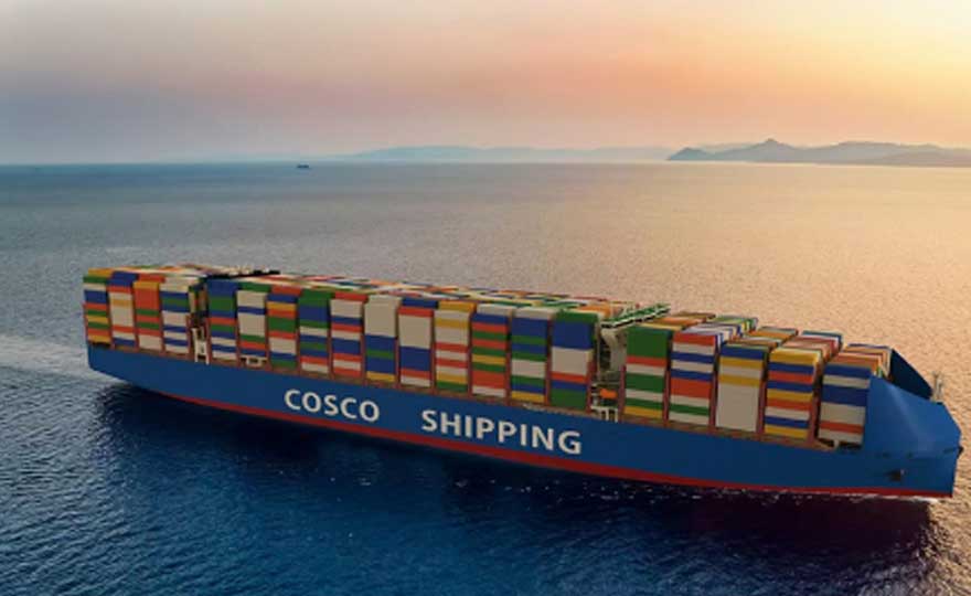 Η COSCO SHIPPING κατασκευάζει δώδεκα πλοία μεταφοράς εμπορευματοκιβωτίων διπλού καυσίμου μεθανόλης 14.000TEU