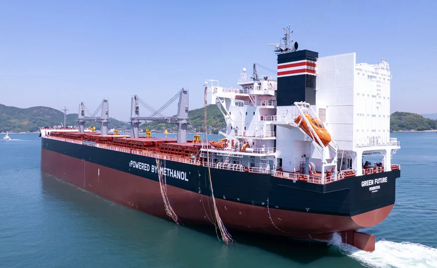 Παραδόθηκε το πρώτο bulk carrier φορτίου του Ομίλου NYK με καύσιμο μεθανόλη