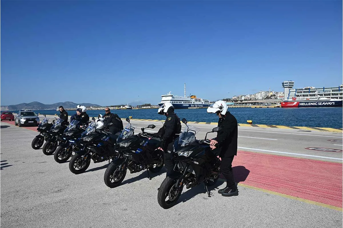 ΟΛΠ Α.Ε.: Yλοποίηση δωρεάς έξι μοτοσυκλετών  προς το Λιμενικό Σώμα