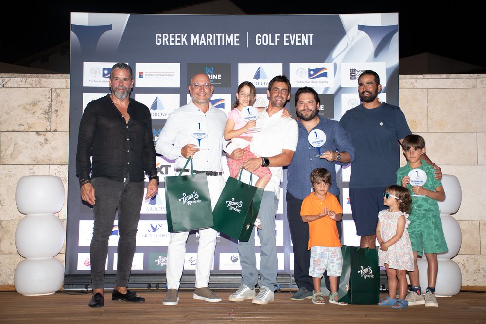Στιγμιότυπο από το 12ο Greek Maritime Golf Event στην Costa Navarino