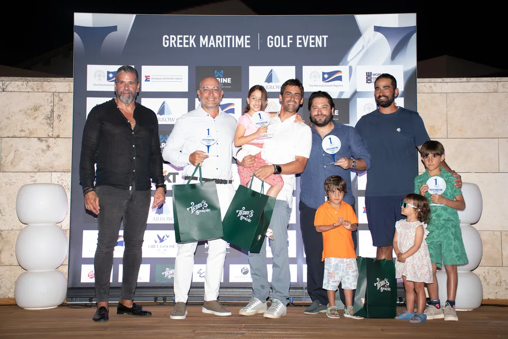 Στιγμιότυπο από το 12ο Greek Maritime Golf Event στην Costa Navarino