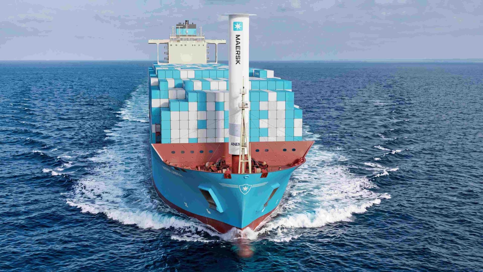 Σύστημα Rotor Sail της Anemoi για πλοίο μεταφοράς εμπορευματοκιβωτίων της Maersk