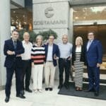 Το Διοικητικό Συμβούλιο της Ένωσης Τραπεζικών και Χρηματοοικονομικών Στελεχών της Ελληνικής Ναυτιλίας στα γραφεία της Costamare