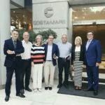 Το Διοικητικό Συμβούλιο της Ένωσης Τραπεζικών και Χρηματοοικονομικών Στελεχών της Ελληνικής Ναυτιλίας στα γραφεία της Costamare