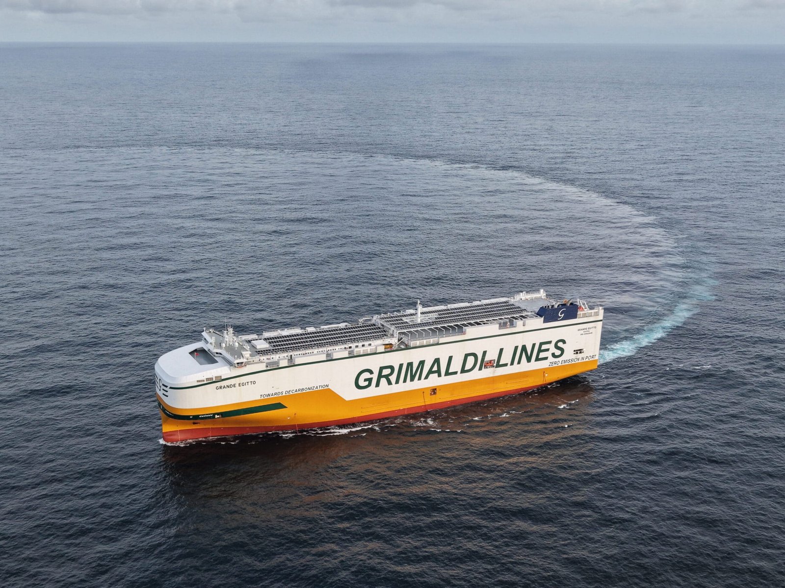 Το νέο car carrier Grande Egitto του Grimaldi Group εν πλω