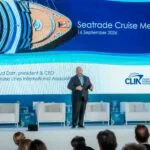 Ο Bud Darr, Πρόεδρος και Διευθύνων Σύμβουλος της CLIA, στο Seatrade Cruise Med