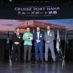 Εκπρόσωποι της MSC Cruises, της Royal Caribbean και της Νάχα στην παρουσίαση του νέου τερματικού σταθμού κρουαζιέρας