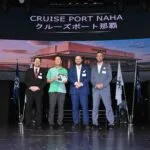 Εκπρόσωποι της MSC Cruises, της Royal Caribbean και της Νάχα στην παρουσίαση του νέου τερματικού σταθμού κρουαζιέρας