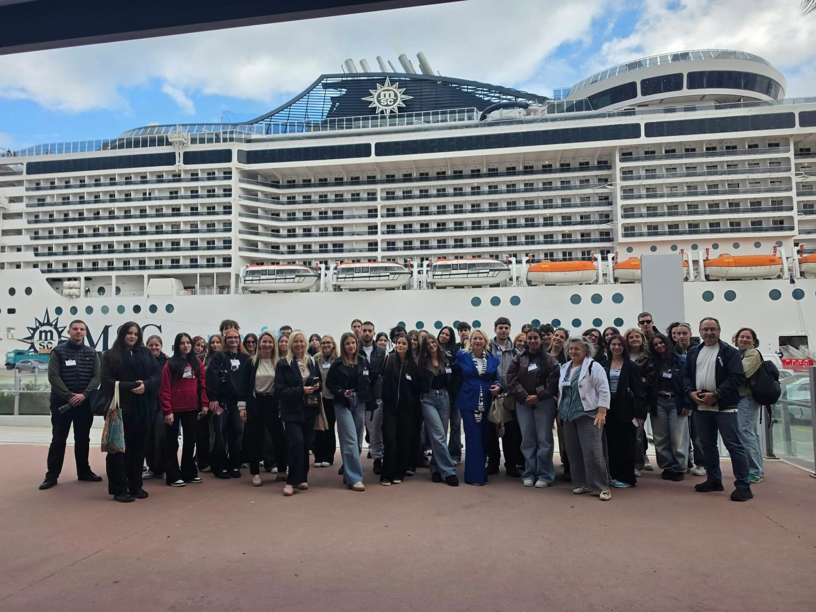 Συμμετέχοντες στην Ημέρα Καριέρας της MSC Cruises και της HAWCT